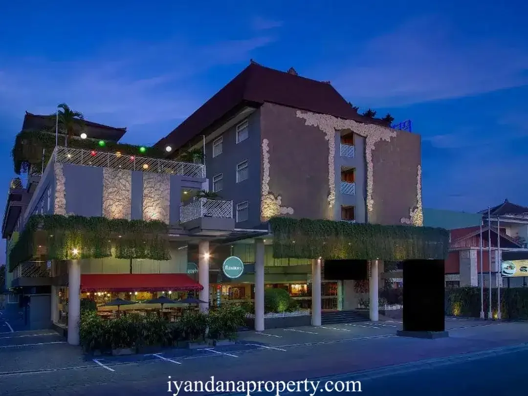 ID:H-33 Dijual Hotel Mewah Bintang 3 Kuta Badung Bali Dekat Seminyak - Image 2 of 10