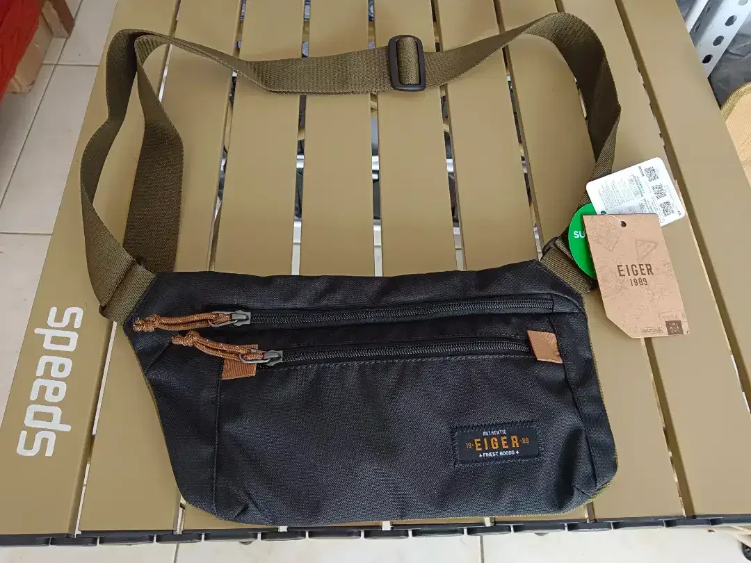 170rb BARU-Tas Selempang/Waistbag Merk EIGER DIJAMIN 100% ORIGINAL - Image 1 of 9