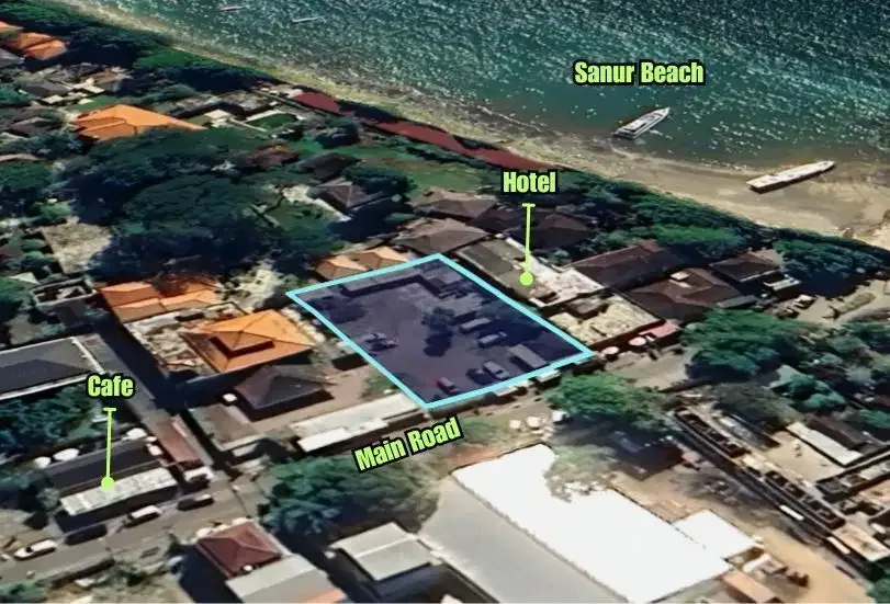1,000 sqm land with walking distance to the for sale in Sanur - Image 3 of 9