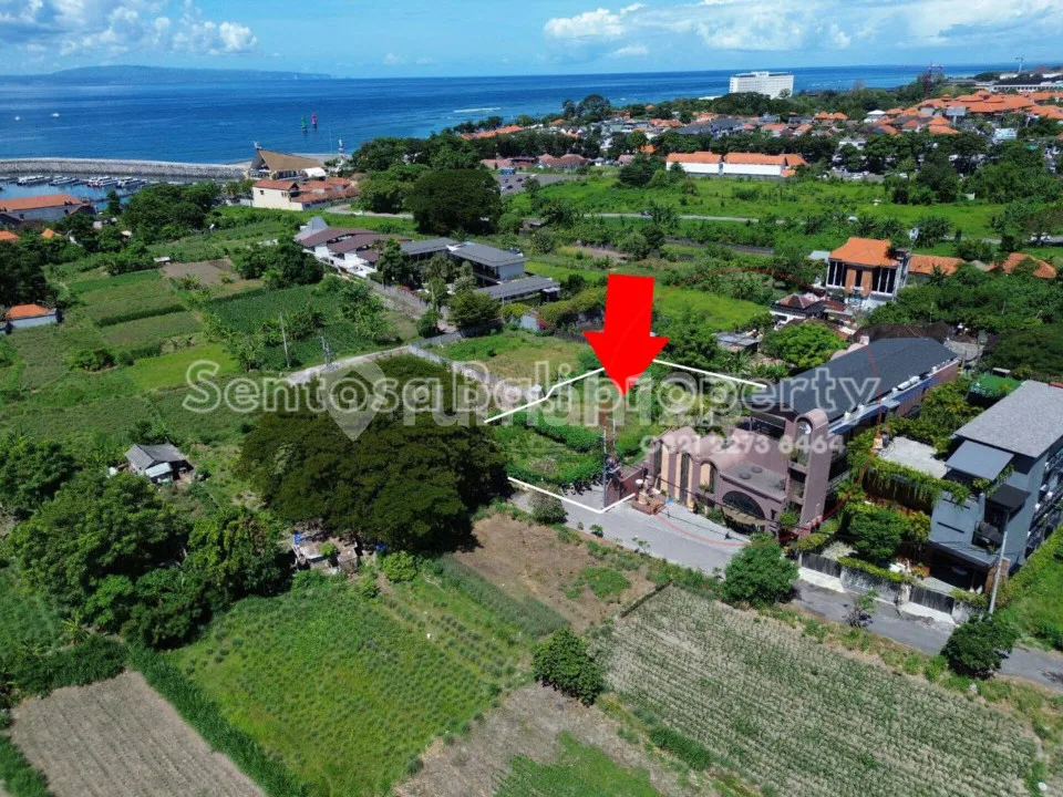 Tanah 17 are di Matahari terbit Sanur denpasar , lingkungan Villa - view laut - Image 1 of 4