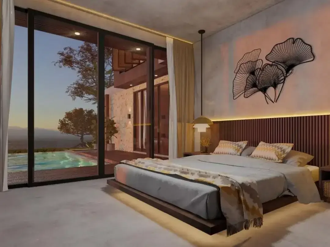 Freehold spectaculer 4 bedroom ocean view villa in cemagi - Image 5 of 10