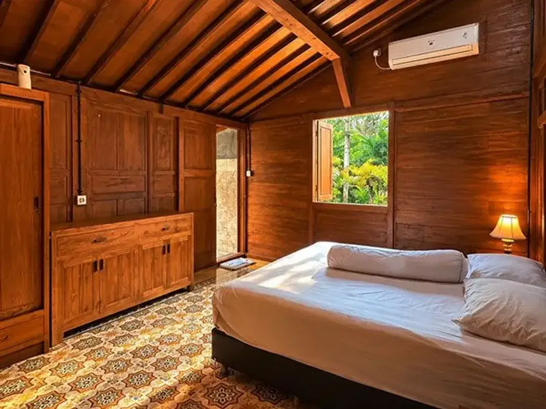 [Amr-049.Tdj-2] 2-Bedroom Private Pool Joglo Villa For Yearly Rent – Mambal, Bali - Image 9 of 10