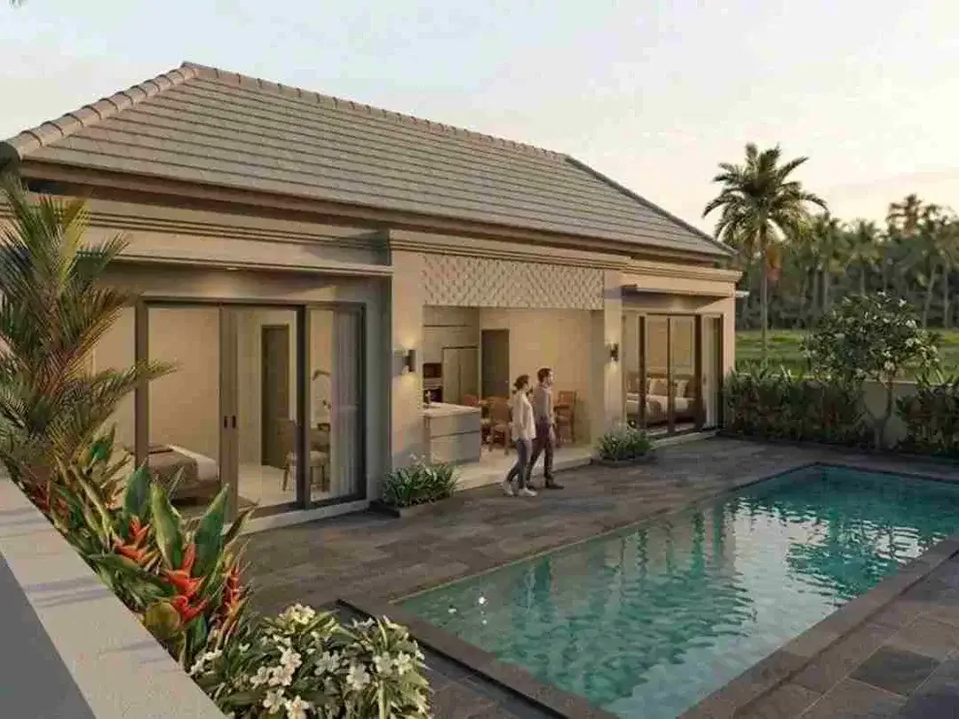Villa View Sawah, Harga murah hanya 1,212 M di Saba, Gianyar. Sangat Cocok Buat yang Mau Belajar Investasi Property di Bali - Image 1 of 10
