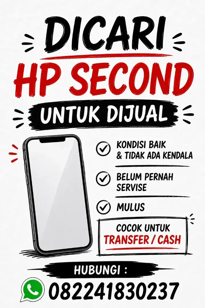 dicari sebanyak-banyaknya hp second - Image 1 of 3