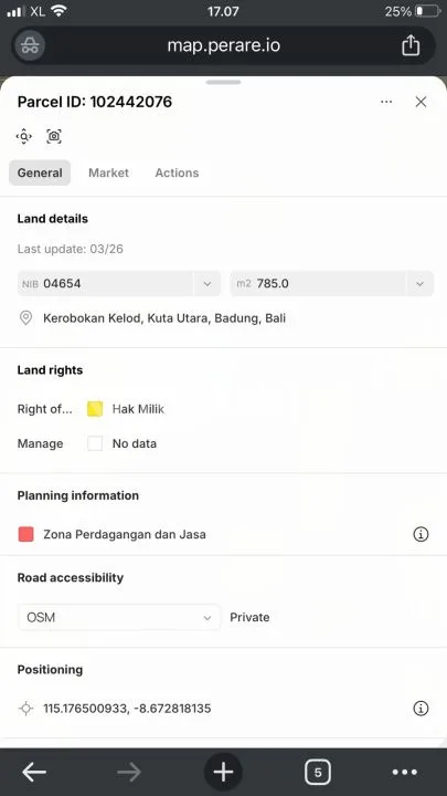 Lahan Premium Area Taman Sari Pcp - Image 4 of 4