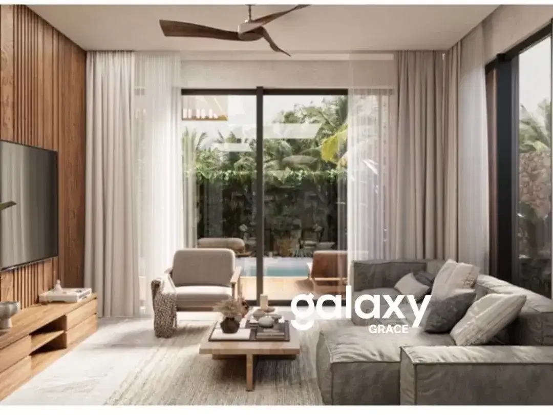 DIJUAL VILLA NUANU BIOM 2 BEDROOM DI BERABAN KEDIRI TABANAN - Image 1 of 5
