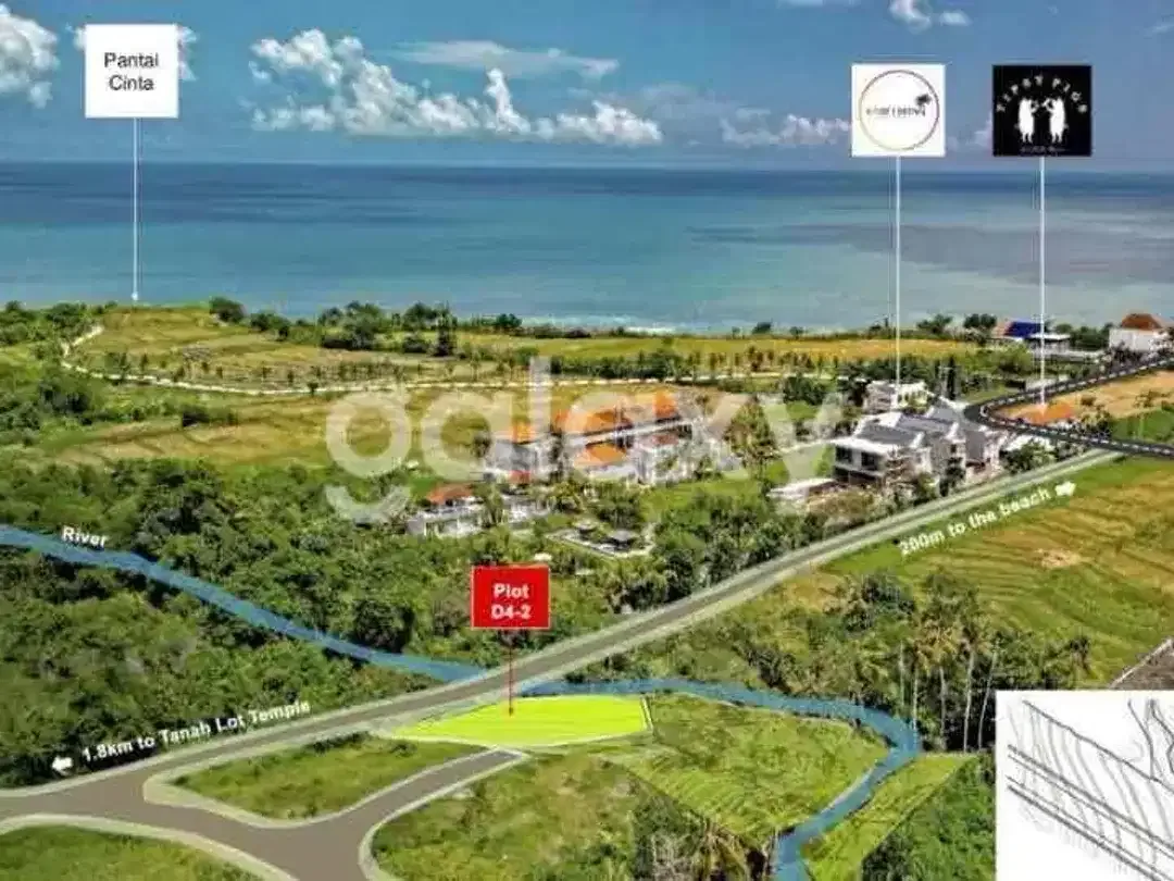 DIJUAL TANAH STRATEGIS DEKAT PANTAI KEDUNGU TABANAN BALI - Image 4 of 4