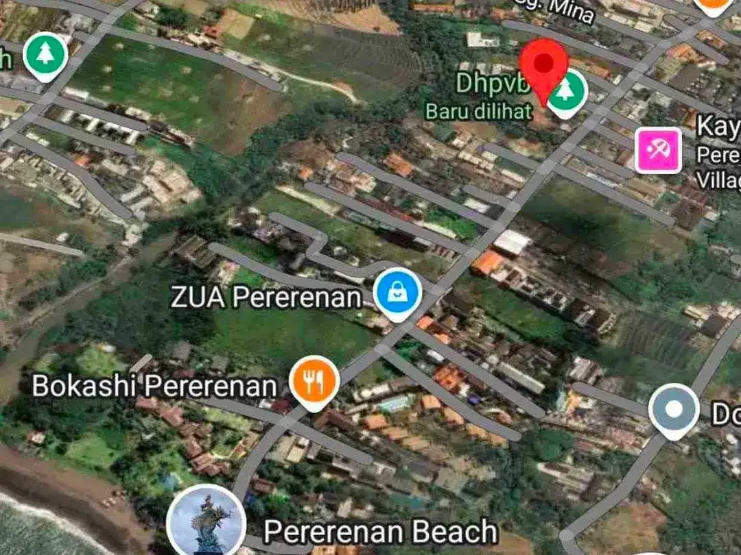 TANAH KOMERSIAL JALAN UTAMA PANTAI PERERENAN CANGGU COCOK UNTUK SEGALA MACAM USAHA PARIWISATA - Image 4 of 7
