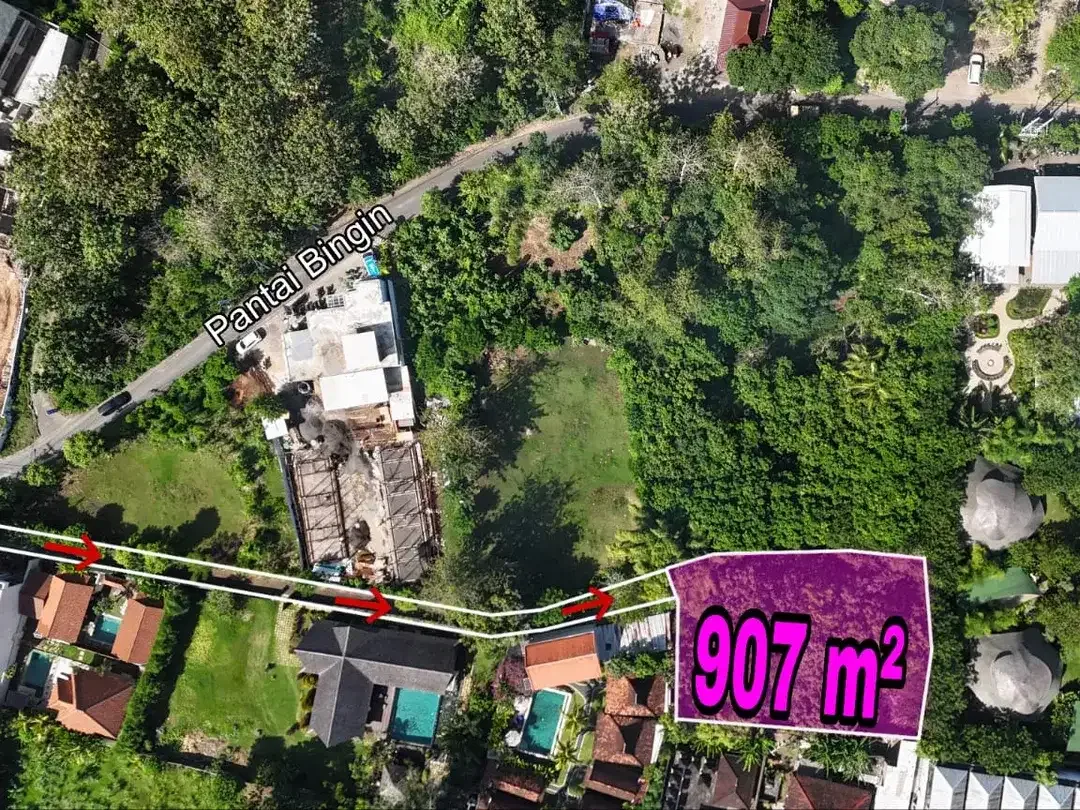 Tanah Komersial Strategis Dekat Pantai Bingin Uluwatu - Image 1 of 9
