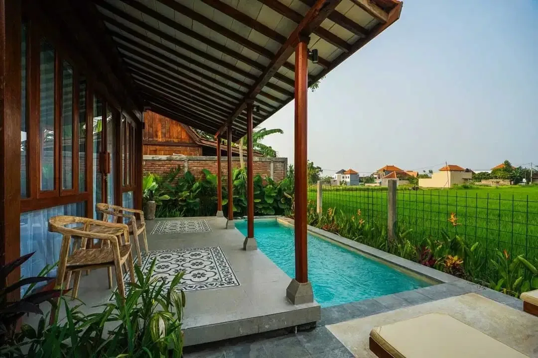 DISEWAKAN 1 BEDROOM POOL VILLA – SEMANA, UBUD – VIEW SAWAH - Image 4 of 10