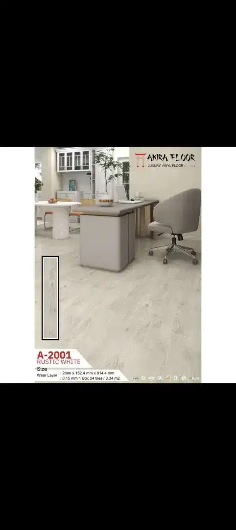 Vinyl lantai merek akira 3mm - Image 3 of 3