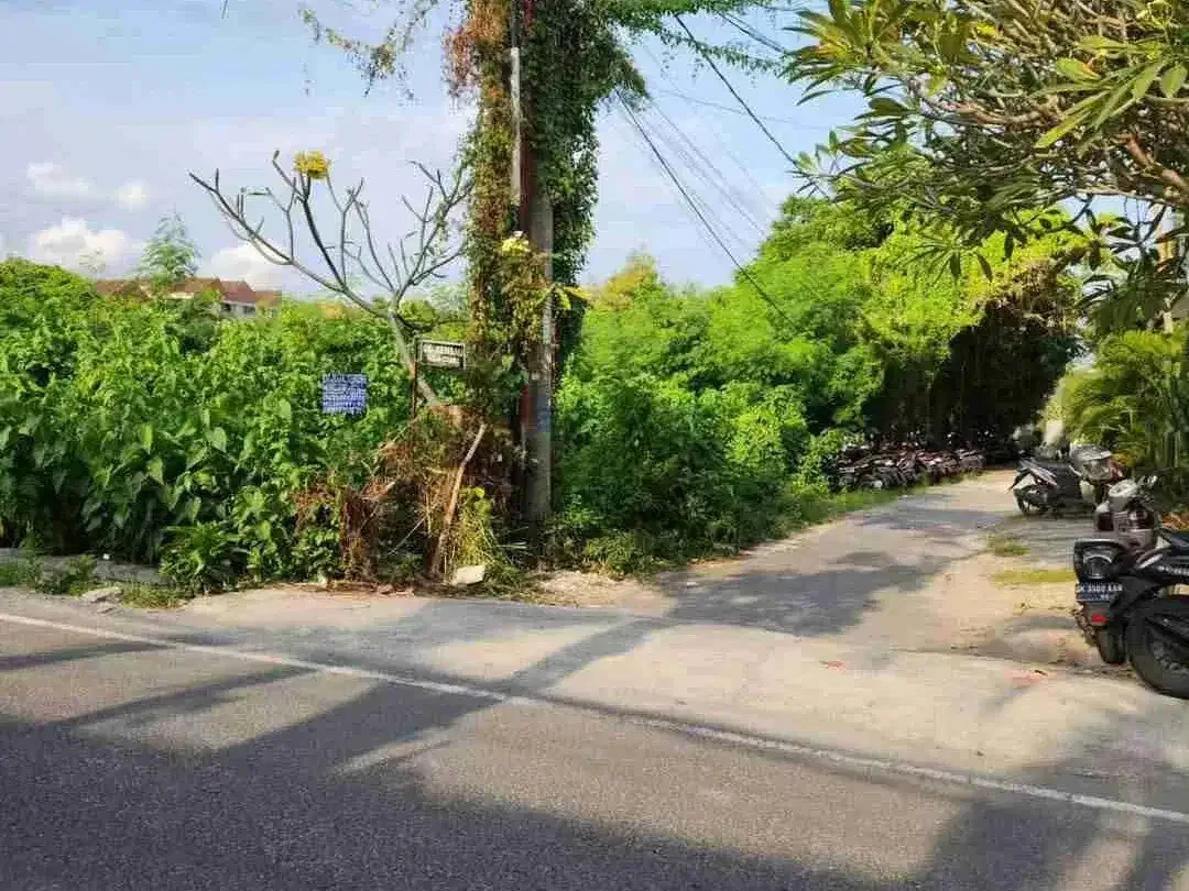 JUAL TANAH PREMIUM JLN PEMELISAN AGUNG BERAWA  PINGGIR JLN UTAMA DEKAT PANTAI BERAWA CANGGU - Image 3 of 5