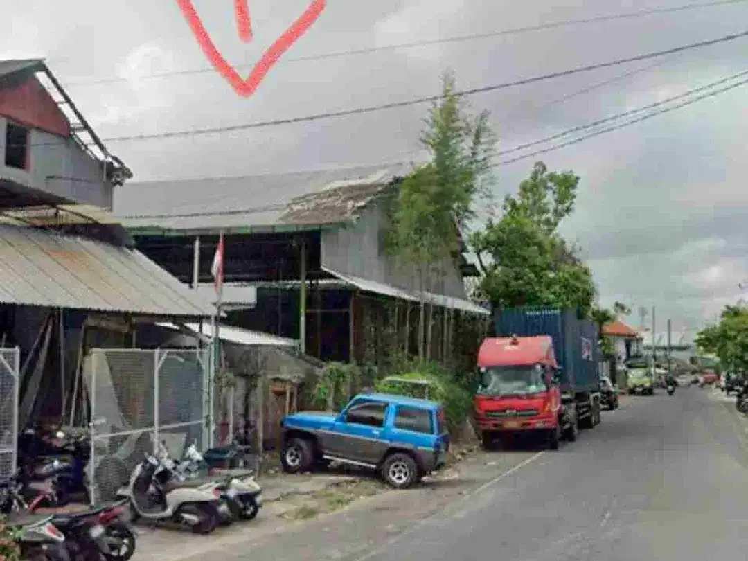 Jarang ada!  jual tanah 5,4 are ada bangunan gudang  di Jl.Utama Muding Mundeh Denpasar Barat Bali - Image 2 of 3