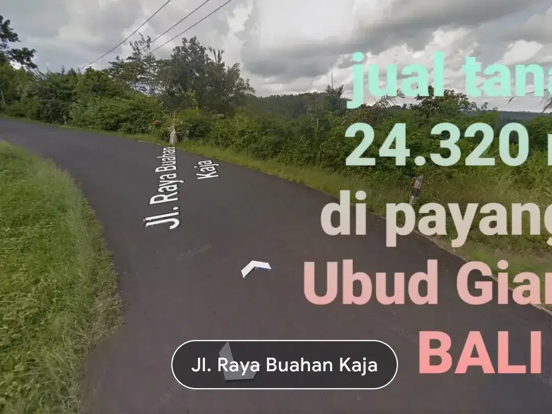 Jual TANAH 2.4 hektar di Payangan Ubud Gianyar Bali - Image 2 of 10