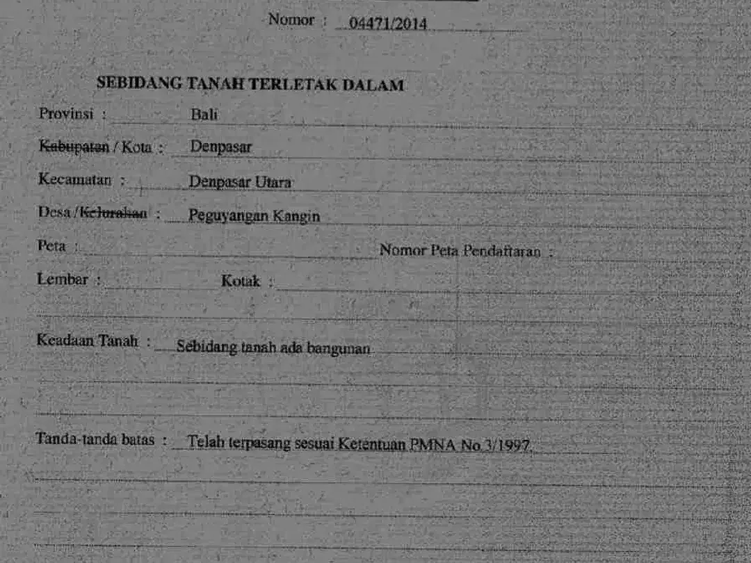 Buc Tanah 430M2 Lebar 22Mtr Zona Perum Dewi Supraba Antasura Jl 4,5Mtr - Image 6 of 8
