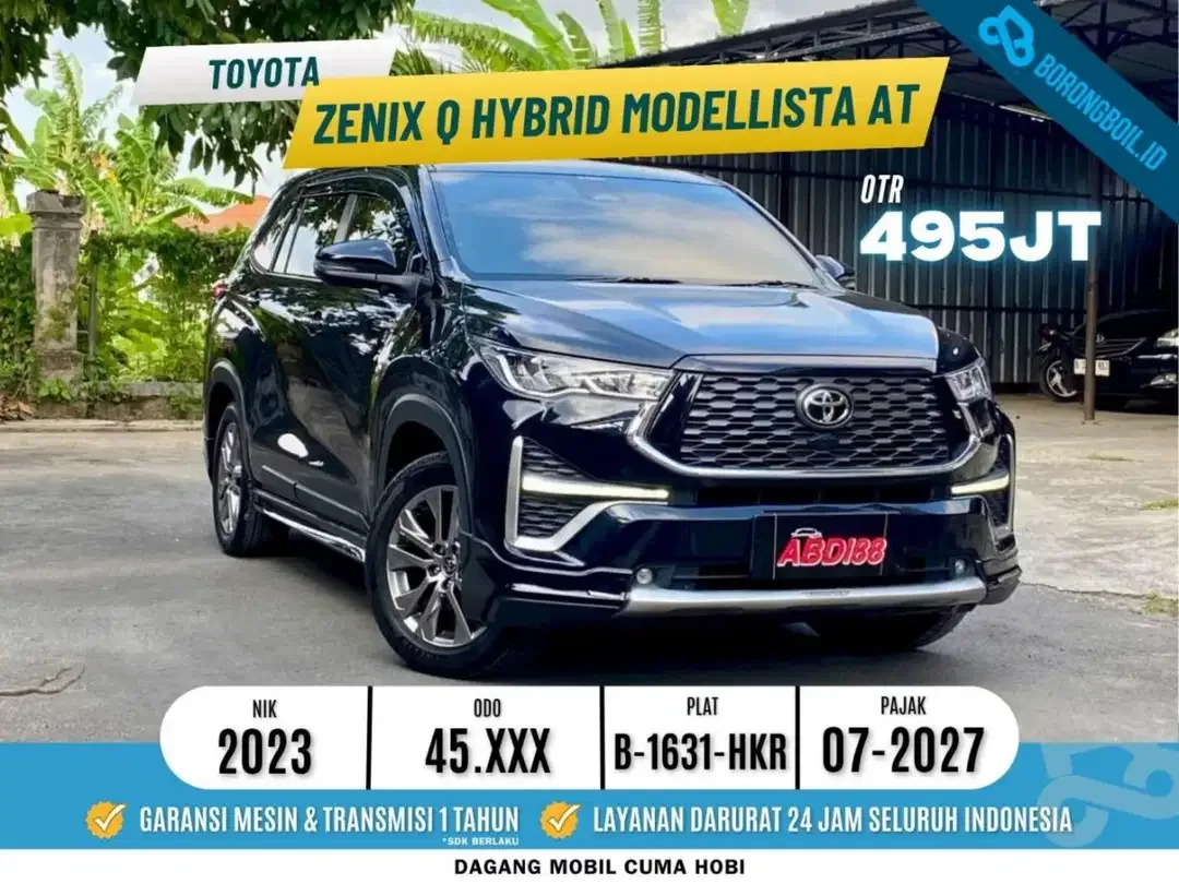 DP MINIM TOYOTA ZENIX Q HYBRID MODELLISTA CVT 2023 - Image 1 of 10