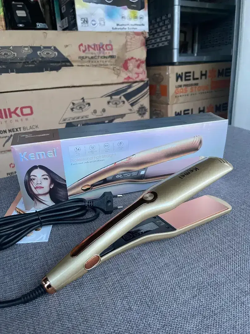 KEMEI GOLD ORIGINAL CATOK PELURUS RAMBUT BARU - Image 2 of 4
