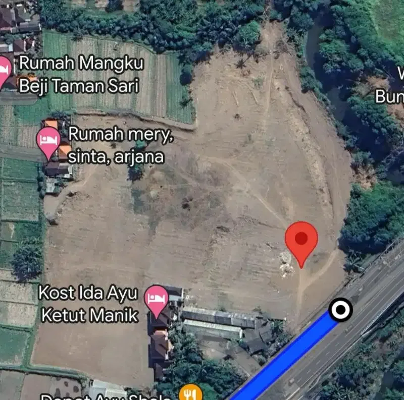 Dijual lahan 70a di jalan raya bay pas I B Mantra Ketewel Bali - Image 6 of 9