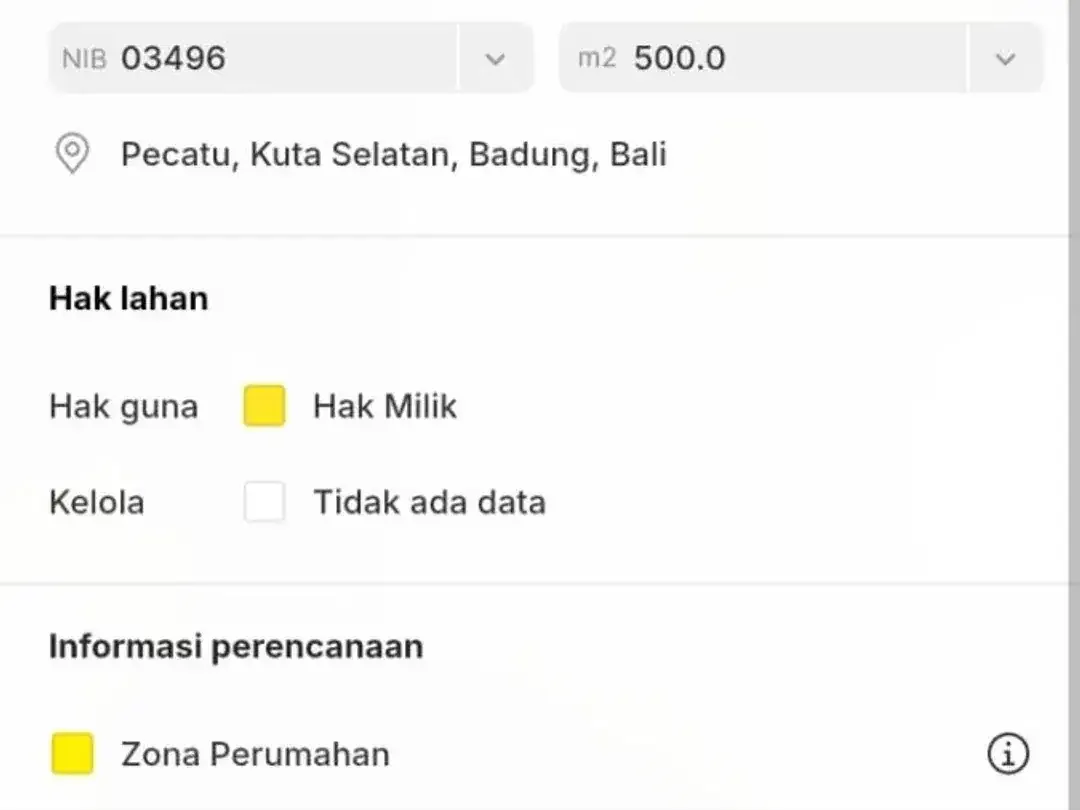 DIJUAL TANAH STRATEGIS – BELIMBING SARI PECATU miliki tanah di kawasan yang berkembang pesat dengan lingkungan villa yang asri, tenang, dan nyaman. - Image 6 of 8