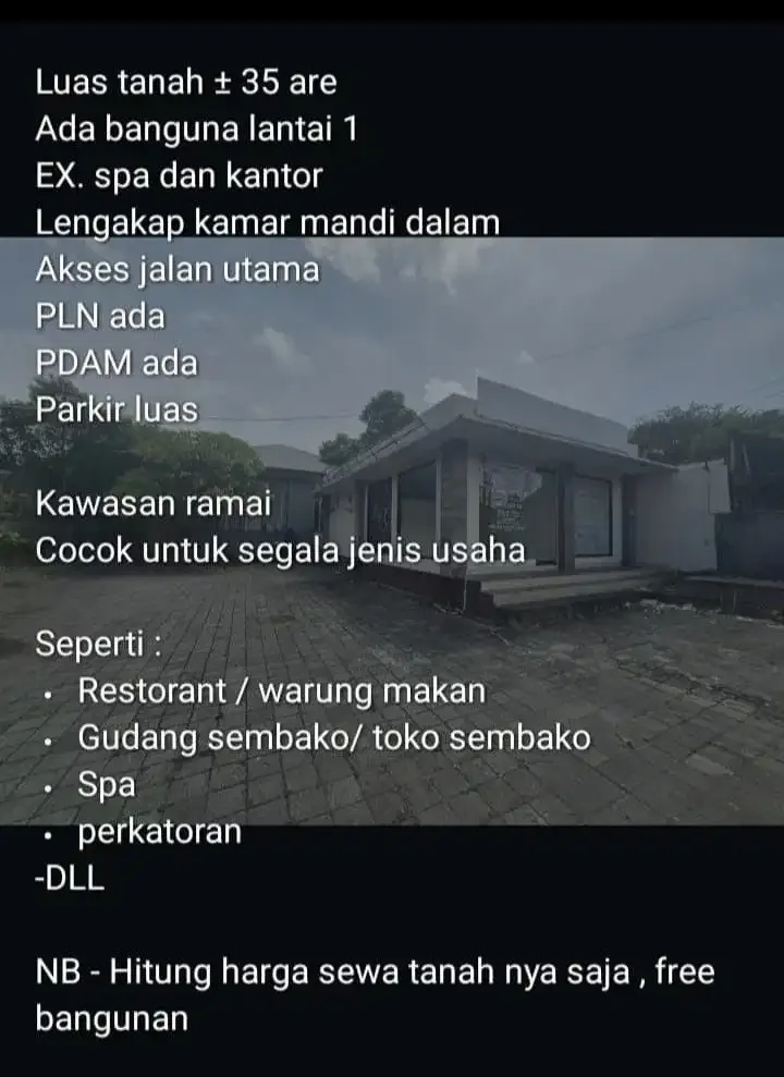 Tanah sewa bonus bangunan Jl Raya Uluwatu 2 - Image 6 of 6