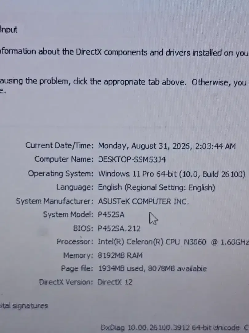 Laptop Asus P2420S mulis - Image 4 of 4