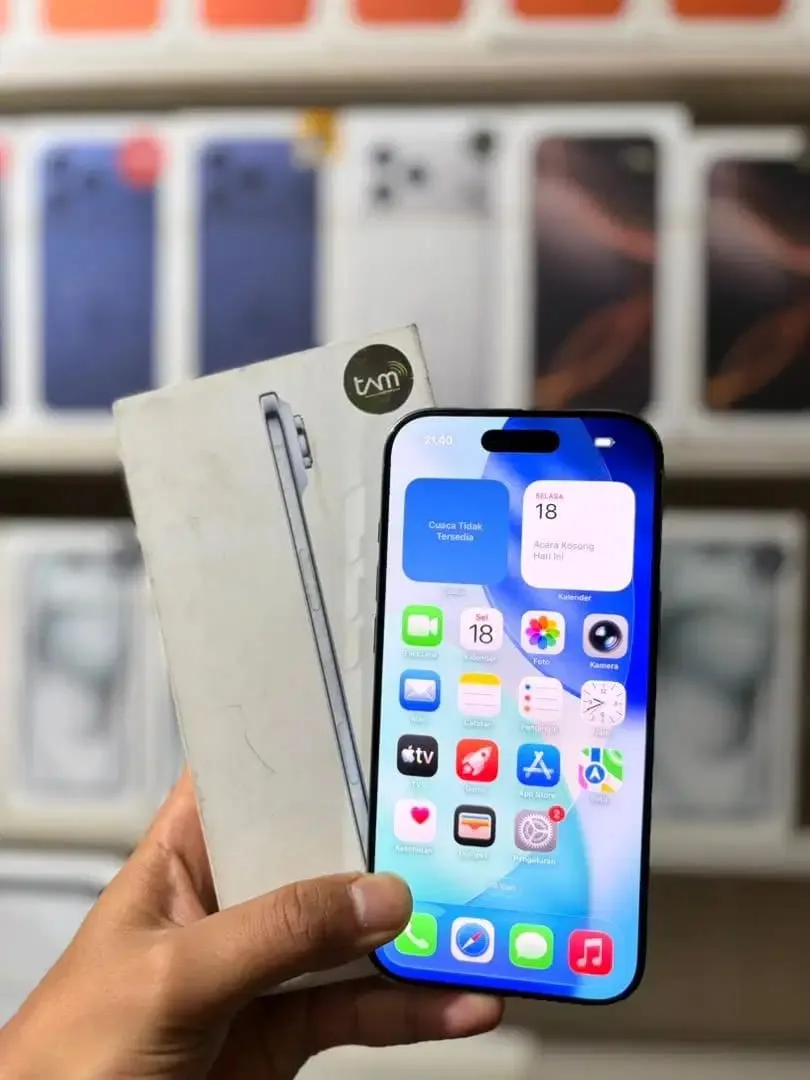 iPhone Air 256GB Ex iBox BH 100% CC 91 Mulus Fullset Original - Image 2 of 4