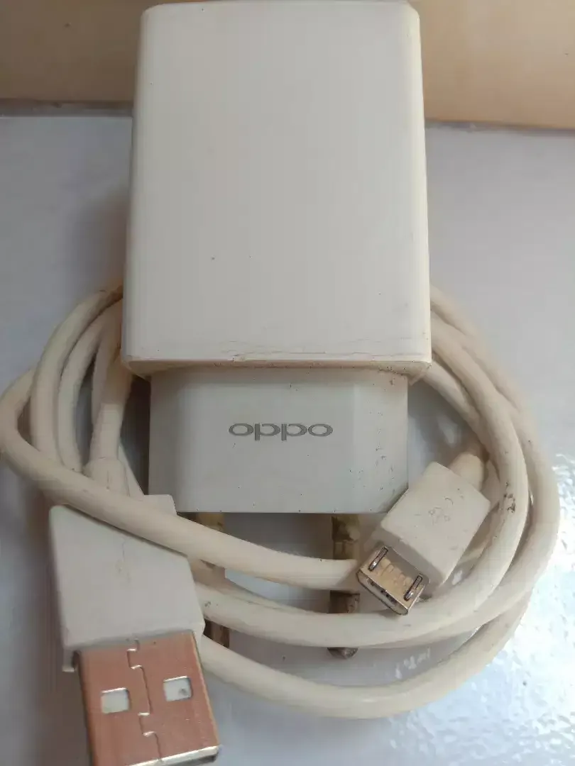 CHARGER OPPO A3s | A1K | A71 ORI BAWAAN HP MIKRO USB - Image 1 of 3