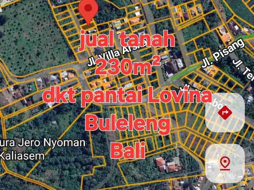 Jual Tanah 2,3are kawasan villa dkt Pantai Lovina Buleleng Bali - Image 7 of 10