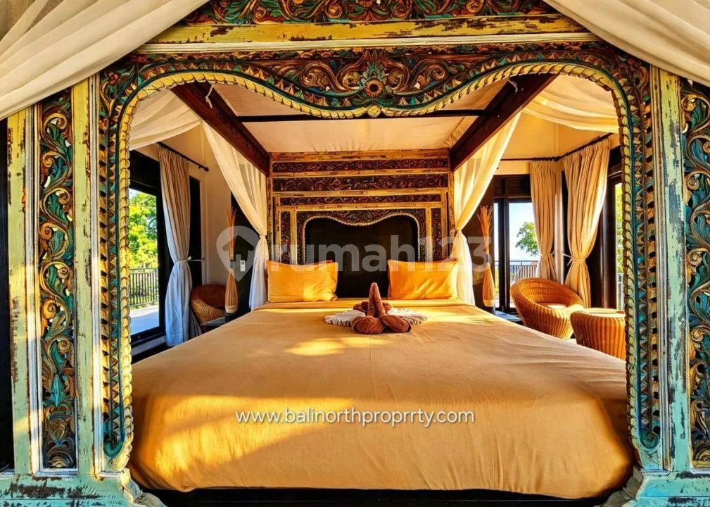 Luxury Ocean & Forest View Villa For Sale In Lovina North Bali - Image 3 of 4