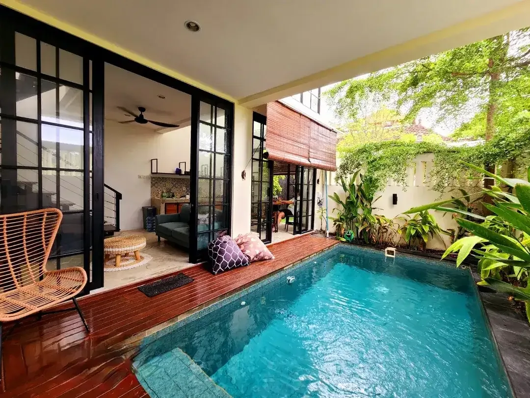 Disewakan villa cantik lingkungan villa di Sanur - Image 1 of 10