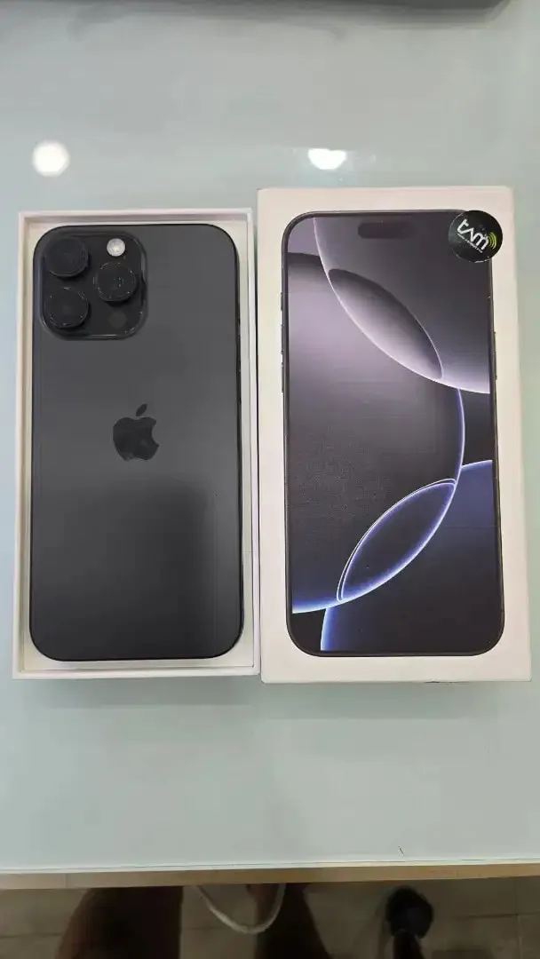 HP IPHONE 16 PRO MAX 256GB BLACK MASIH GARANSI RESMI - Image 4 of 5
