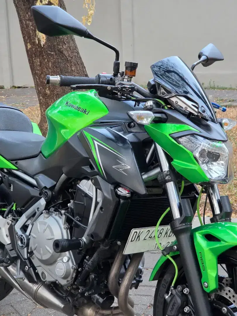 Moge Naked Kawasaki Z650 th 2017 Like New Siap Gas Turing Not ER6N - Image 2 of 10