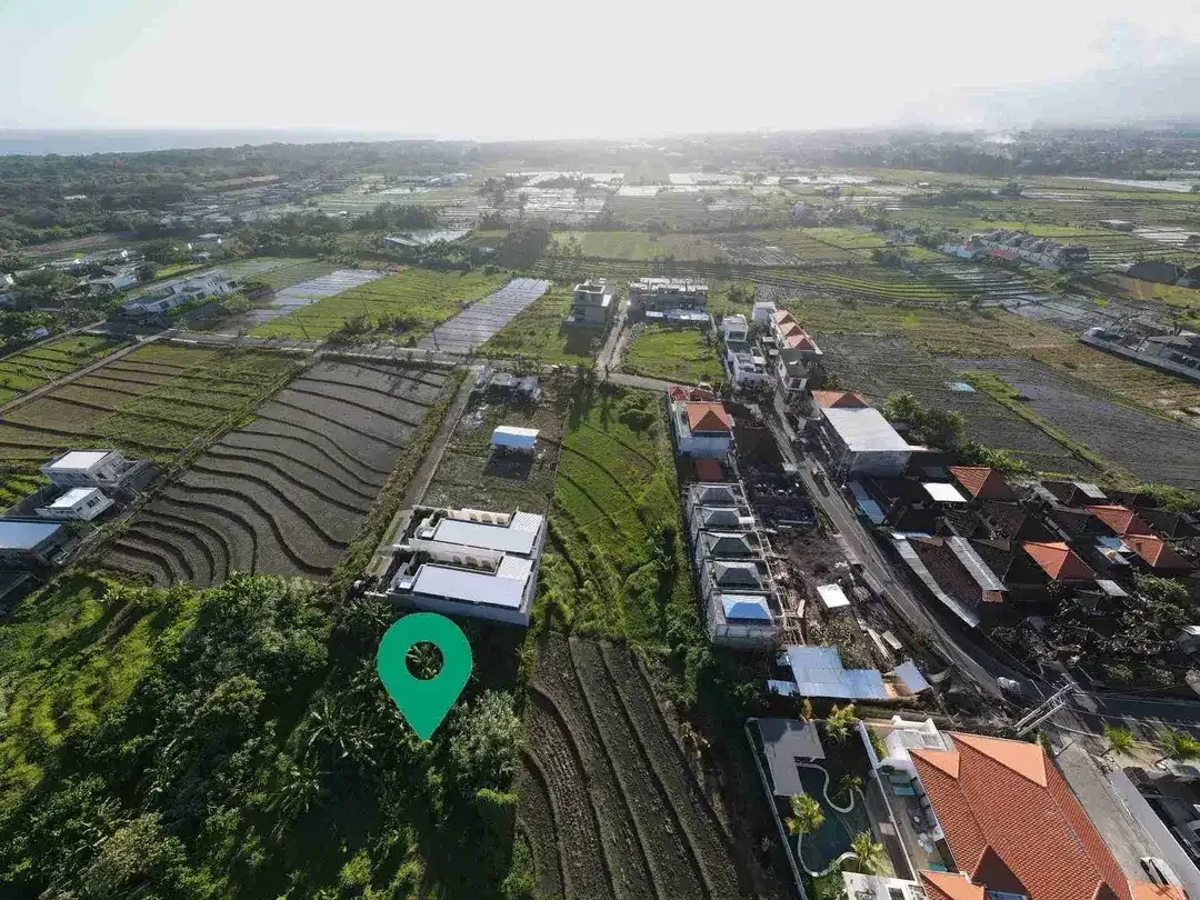 Tanah Komersial 1000m² View Sawah Dekat Pantai Nyanyi - Image 2 of 10