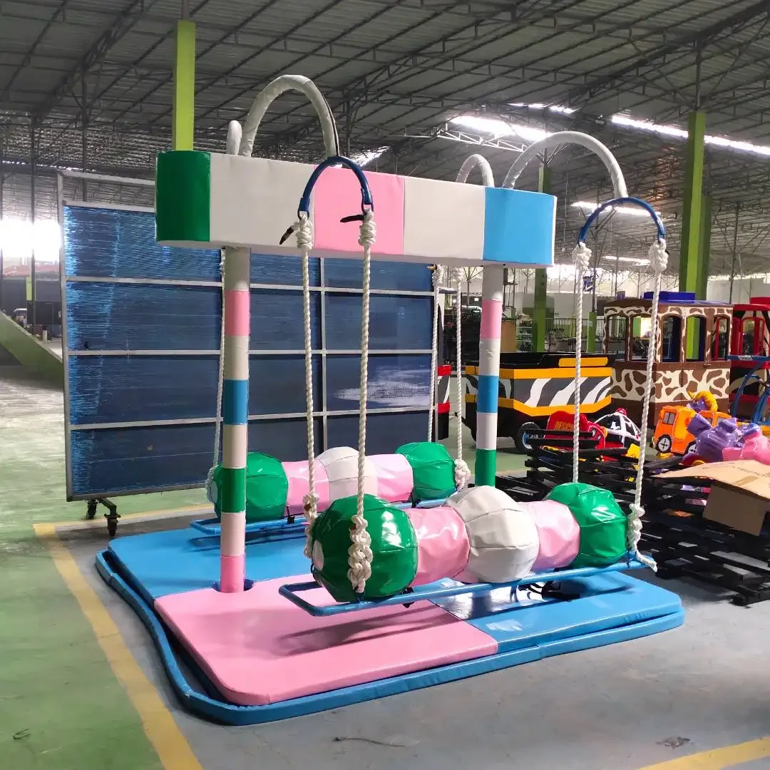 softplay playground indoor anak - peanut swing , coconut palm tree - Image 4 of 7