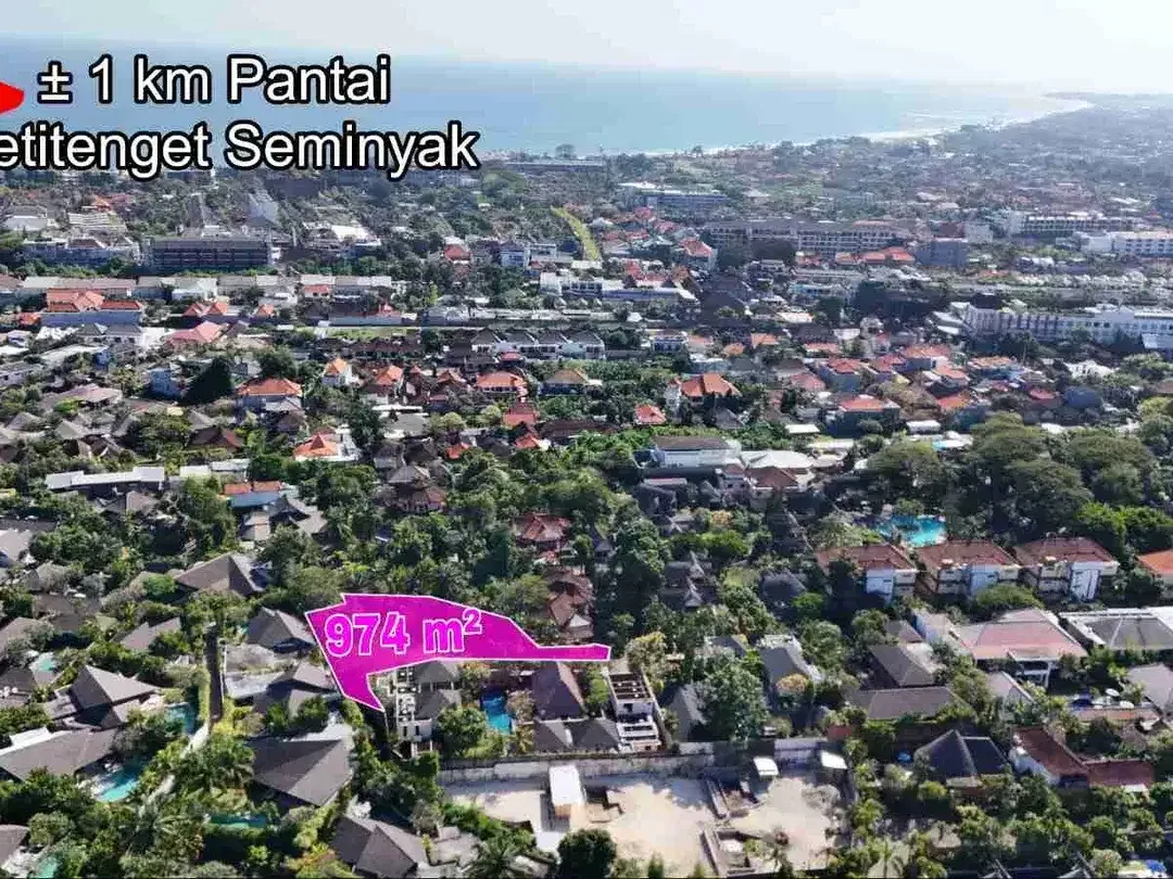 Tanah Di Petitenget Akses Aspal Lingkungan Premium - Image 3 of 10
