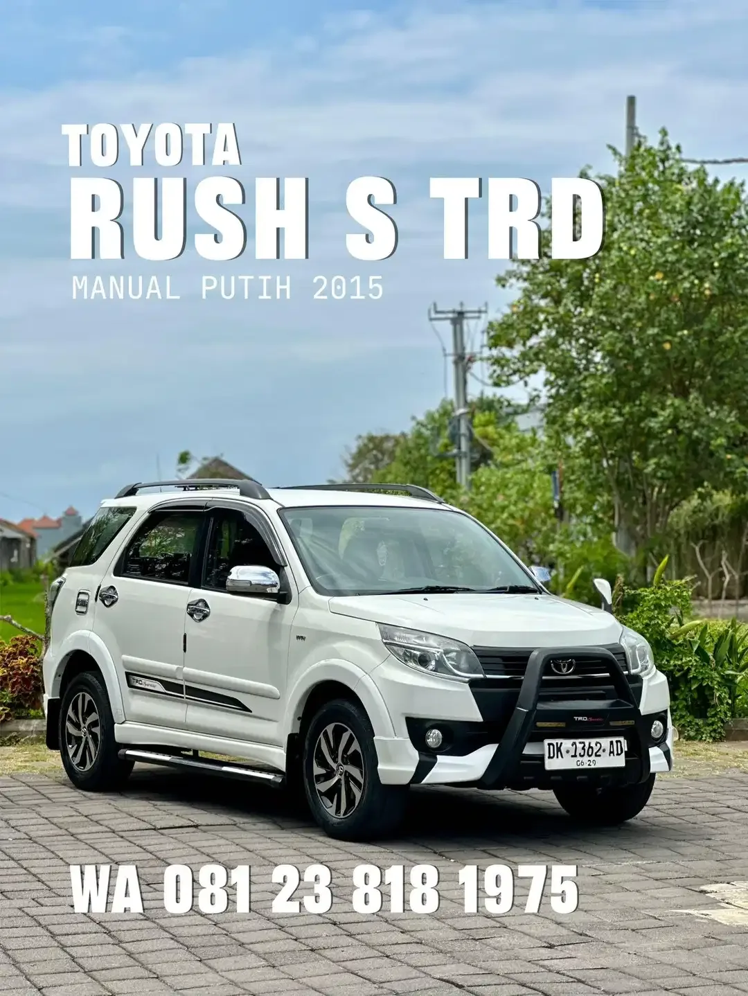 RUSH S TRD SPORTIVO MANUAL 2015 PUTIH PLAT DK - Image 1 of 10
