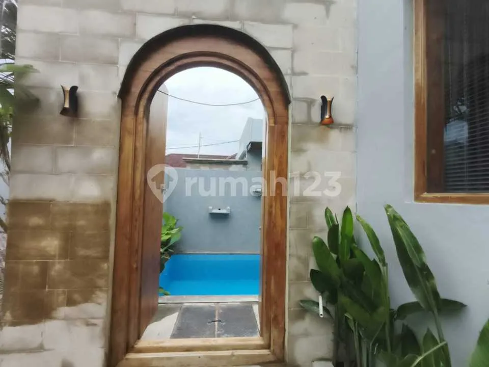 Brand New Villa 2Br Fully Furnished dengan Private Pool, SHM Freehold Siap Disewakan di Kutuh Bali - Image 2 of 4