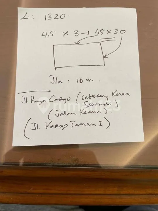 Tanah Strategis Luas Sudah Pagar Keliling di Taman Cargo Denpasar - Image 3 of 4