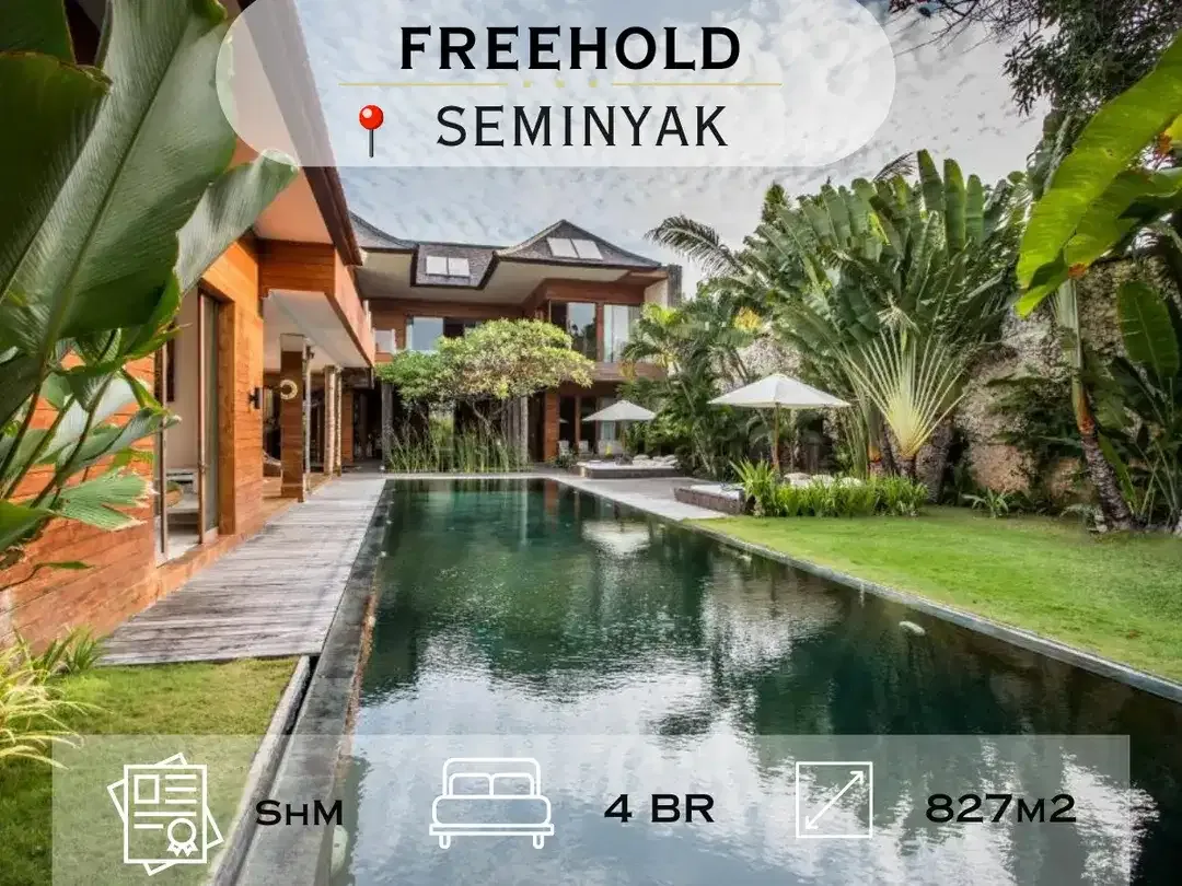 For Sale / Freehold : Luxury Villa, Pantai Petitenget, Seminyak, Bali - Image 1 of 10