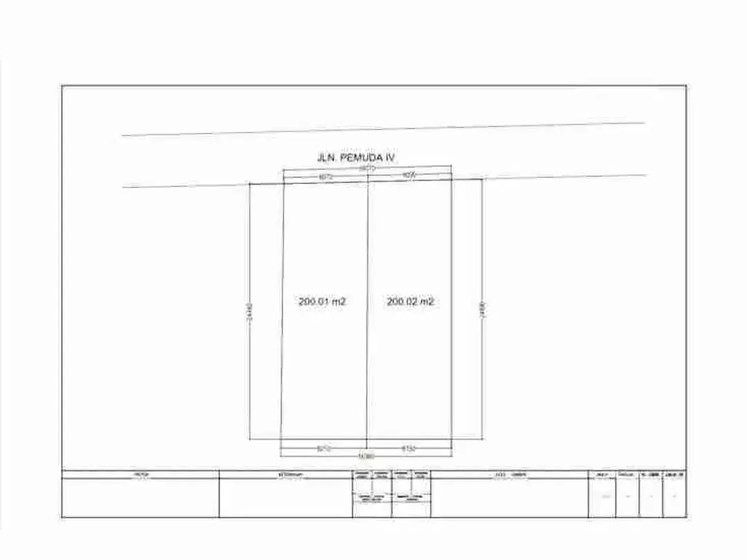 Jual Tanah Total 4are ( bisa Beli 2 are) Zona Kuning Jl Pemuda Renon area Hunian Strategis dekat Kantor Pemerintahan kota Denpasar.ce - Image 5 of 6