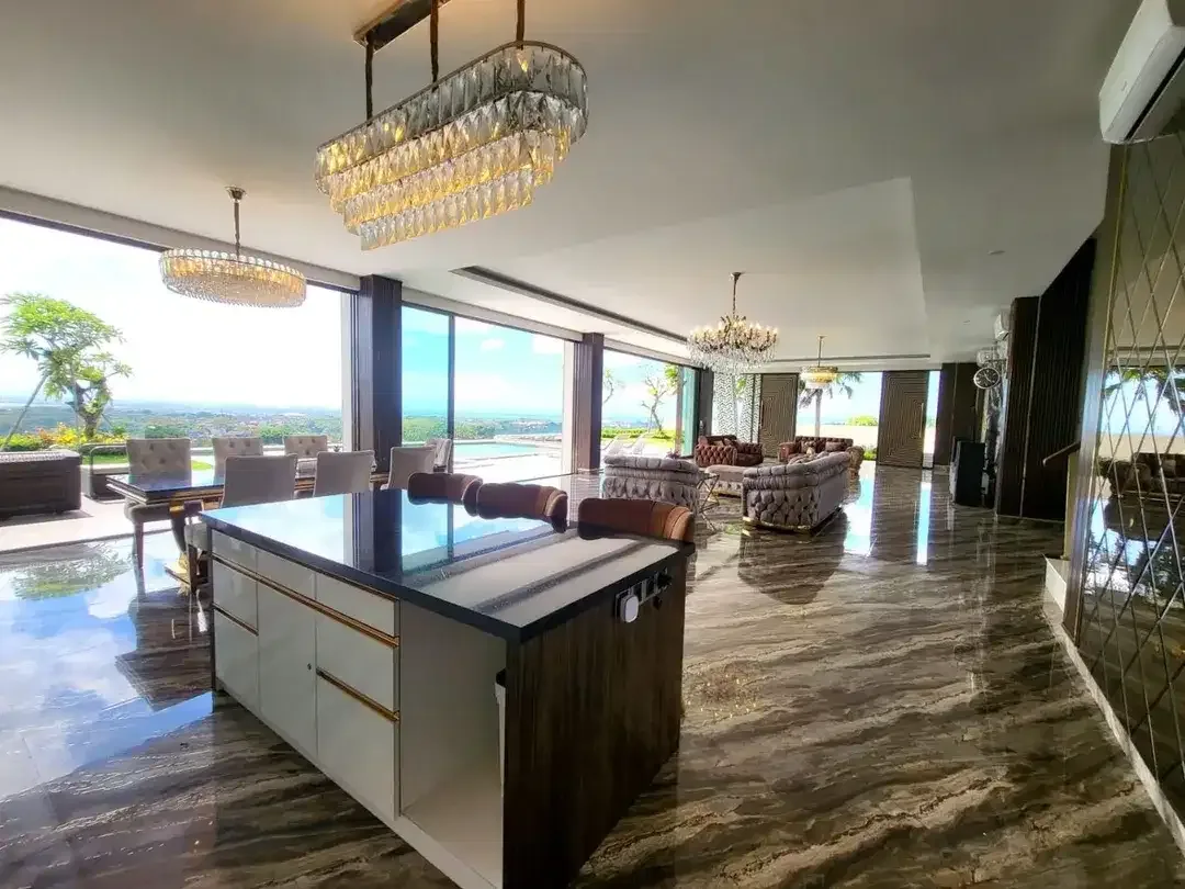 DIJUAL LUXURY VILLA DENGAN SPEKTAKULER UNBLOCK OCEAN AIRPORT TOLL AND MOUNTAIN VIEW DI JIMBARAN - Image 6 of 10