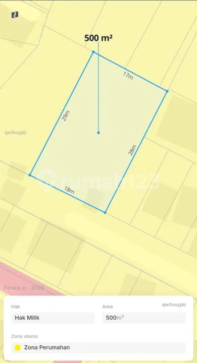 Tanah Plot Kecil Gong Indah Jimbaran #Tj6436 - Image 4 of 4