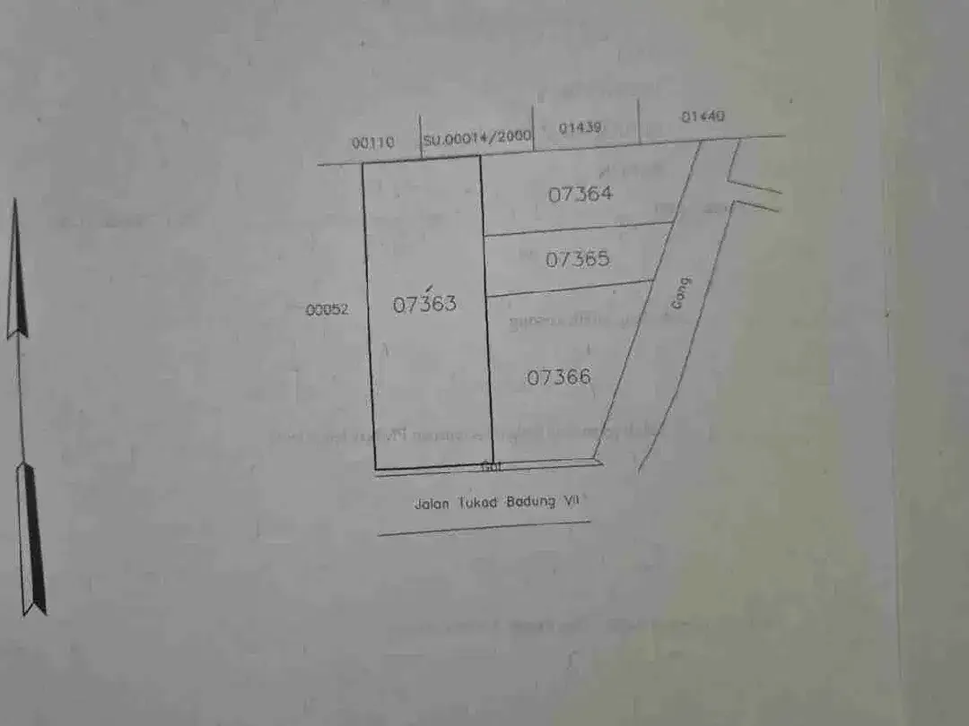 di jual tanah dgn luas 4,5are di tkd Badung V renon - Image 3 of 3