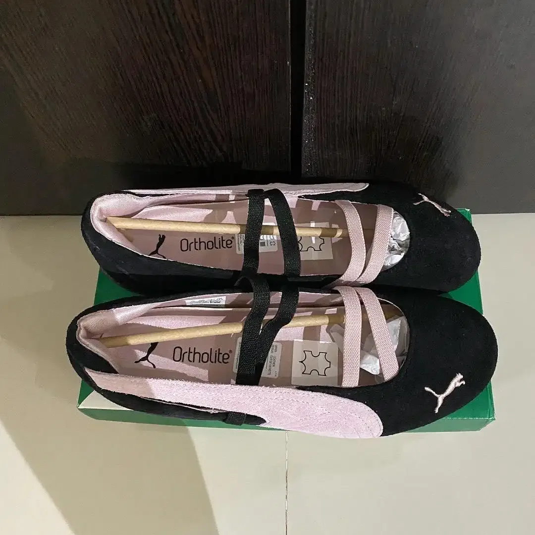 Puma Speedcat Ballet Black Pink Mauve Mist - Image 6 of 8