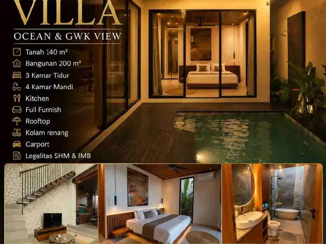 Villa Modern Furnish Ocean View & Gwk - Image 1 of 10