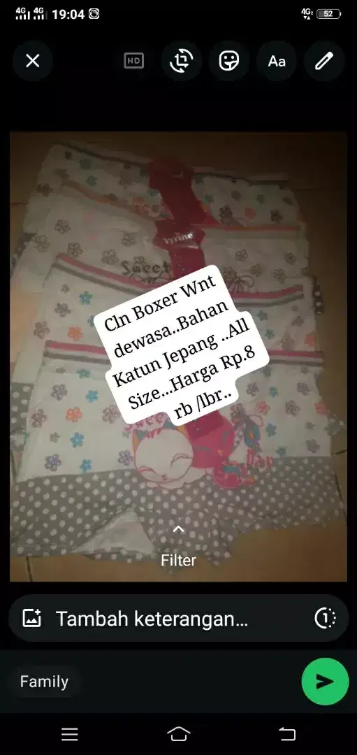 Aneka Celana Dalam Boxer wanita - Image 7 of 8