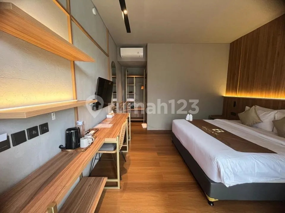 Modern 1Br Apartment For Rent In Umalas, Fully Furnished, Pool View, Idr 13.5 Million/Month - Image 2 of 4