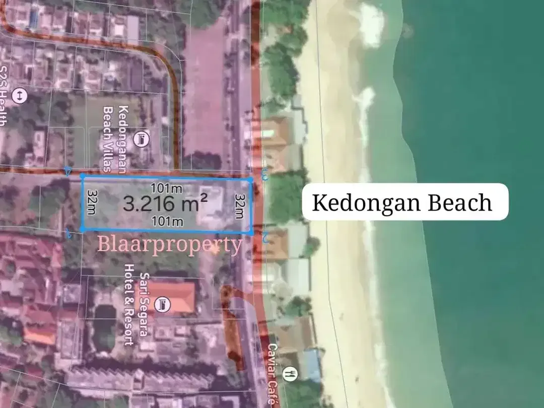Tanah 32,16 are depan pantai kedonganan Badung Bali - Image 1 of 5