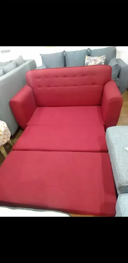 Sofa L Ruang kecil + meja , Bisa Service Sofa ,Perbaikan Kursi Makan - Image 9 of 10