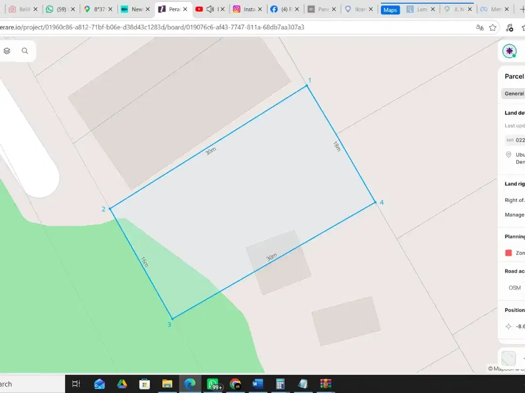 TANAH KOSONG DI PONDOK INDAH CARGO UBUNG DEKAT RUMAH SAKIT - Image 2 of 9